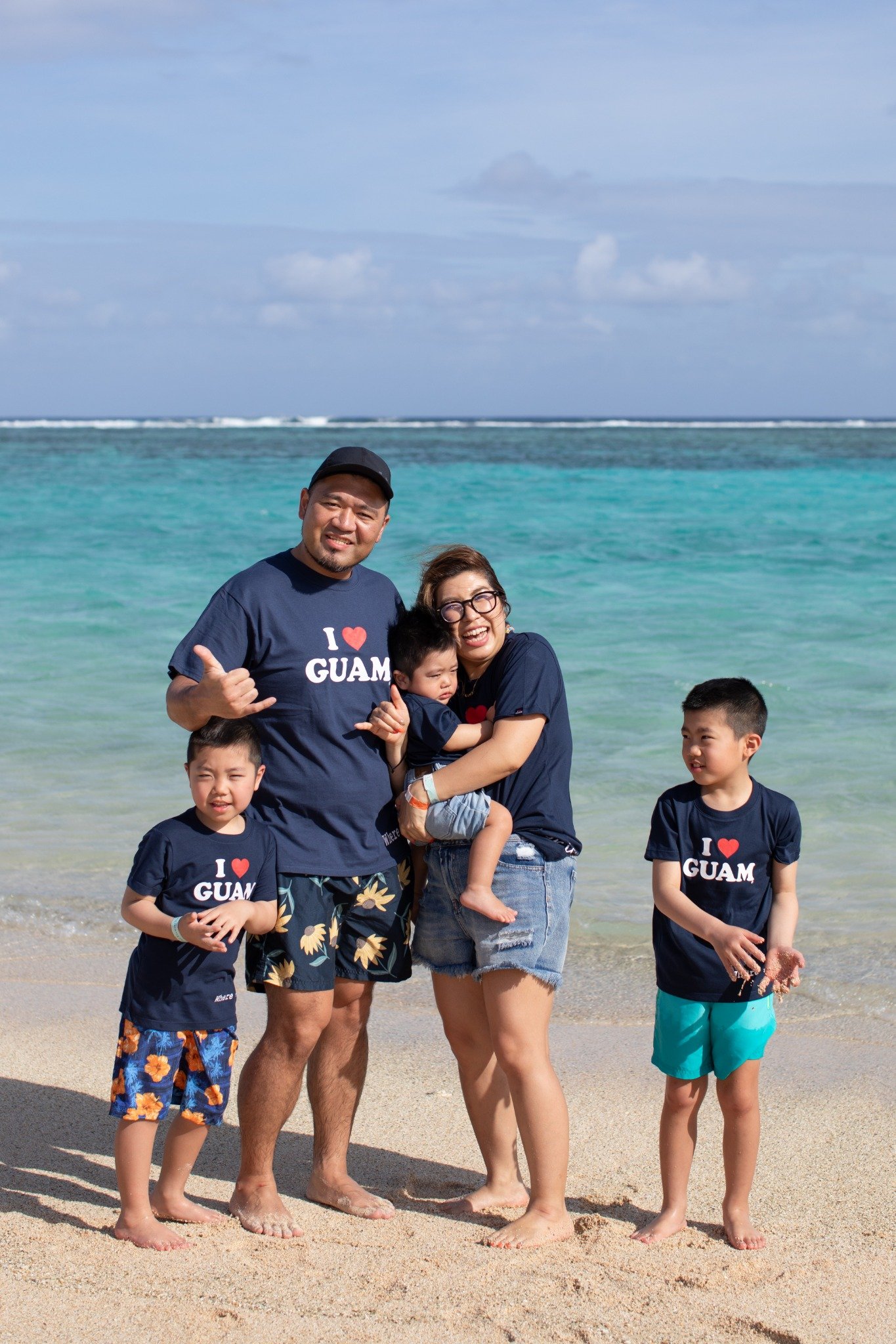 Kurashina Family in Guam